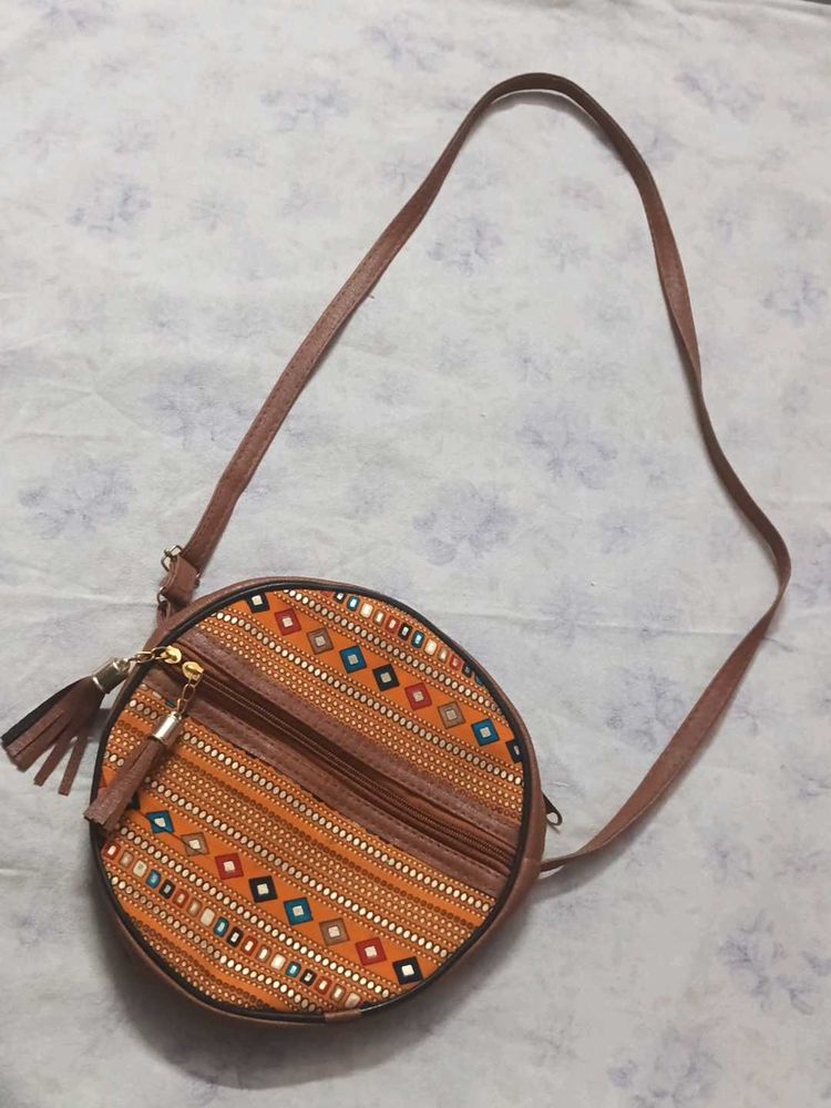 Multicolored Sling Bag