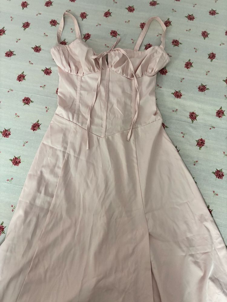 Cute Pink Mini Dress