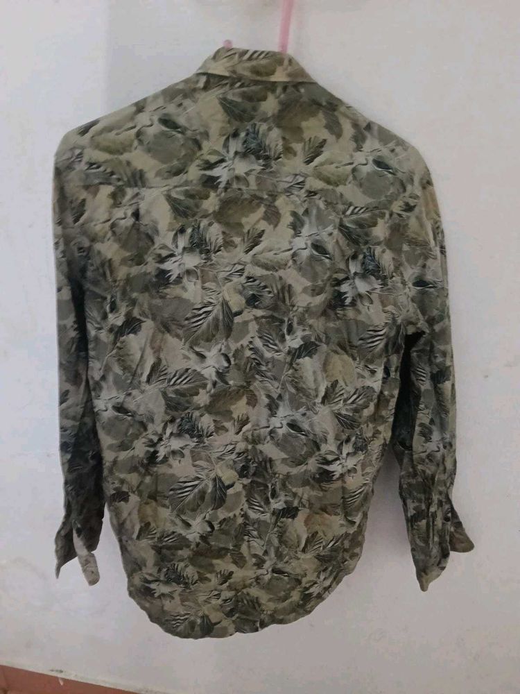 Men's Printed Long Sleeve Shirt