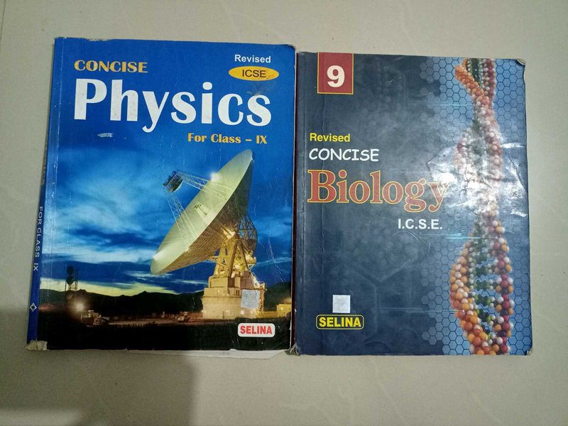 Physics &amp; Biology Class 9th ICSE Books