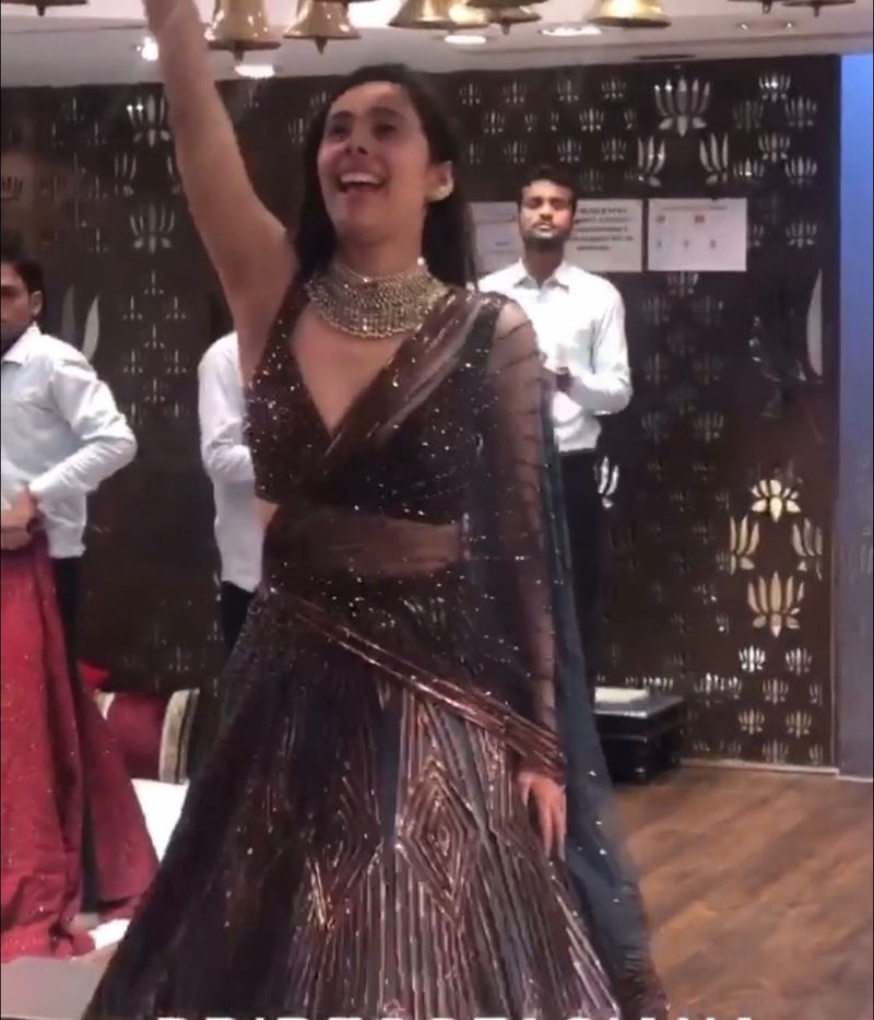 Sparkling Sequin Lehenga Choli Set