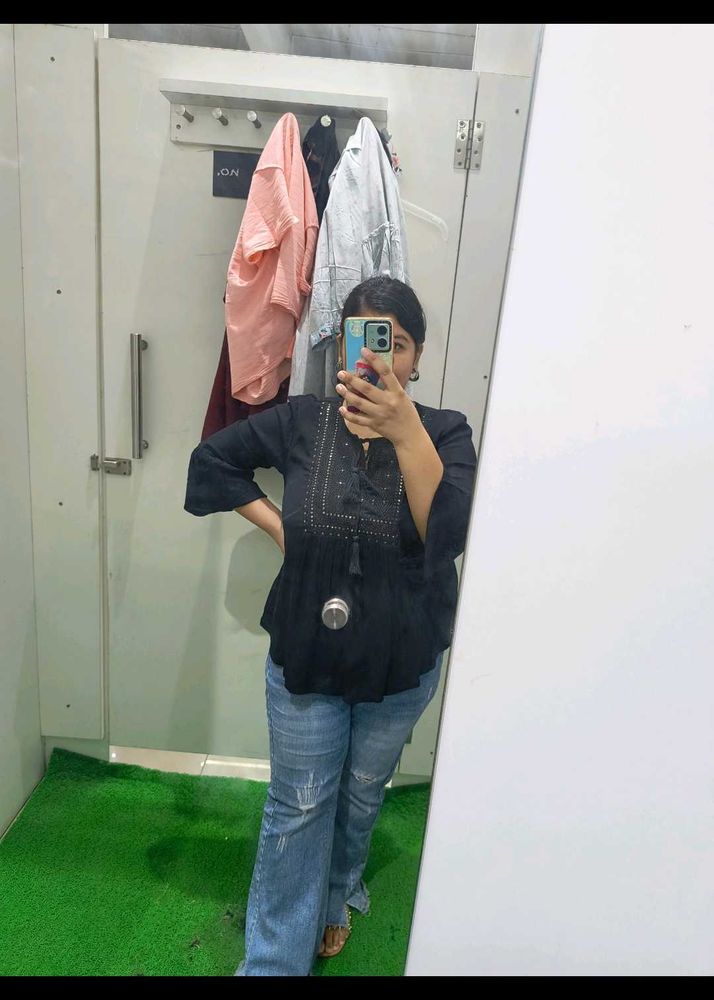 Black Women Classy Kurti