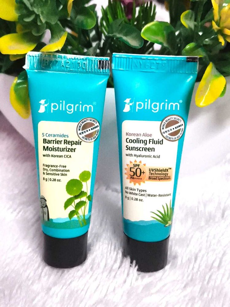 Pilgrim Face Moisturizer &amp; Sunscreen Duo