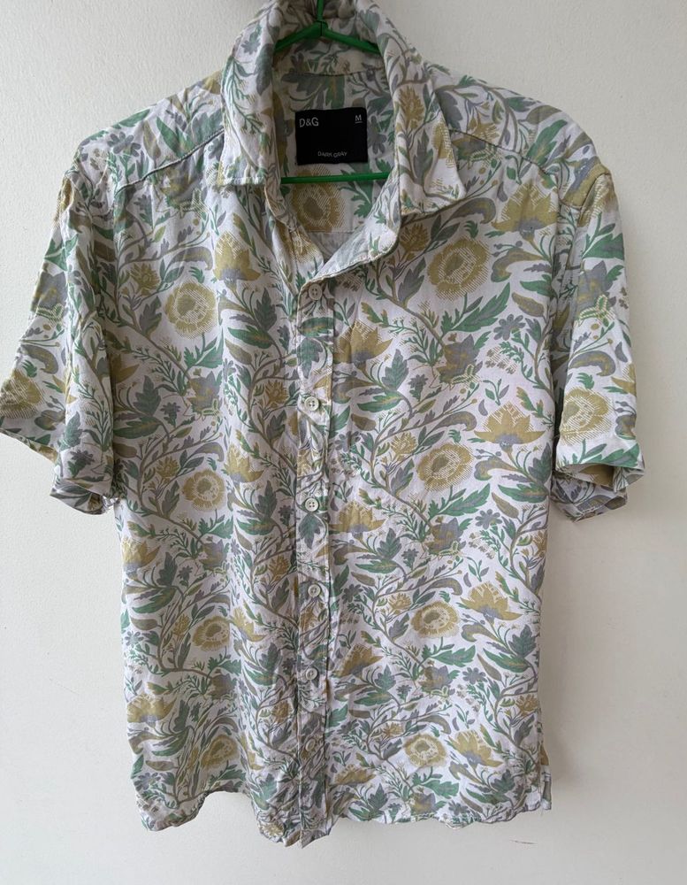 Vintage D&amp;G Floral Short Sleeve Shirt