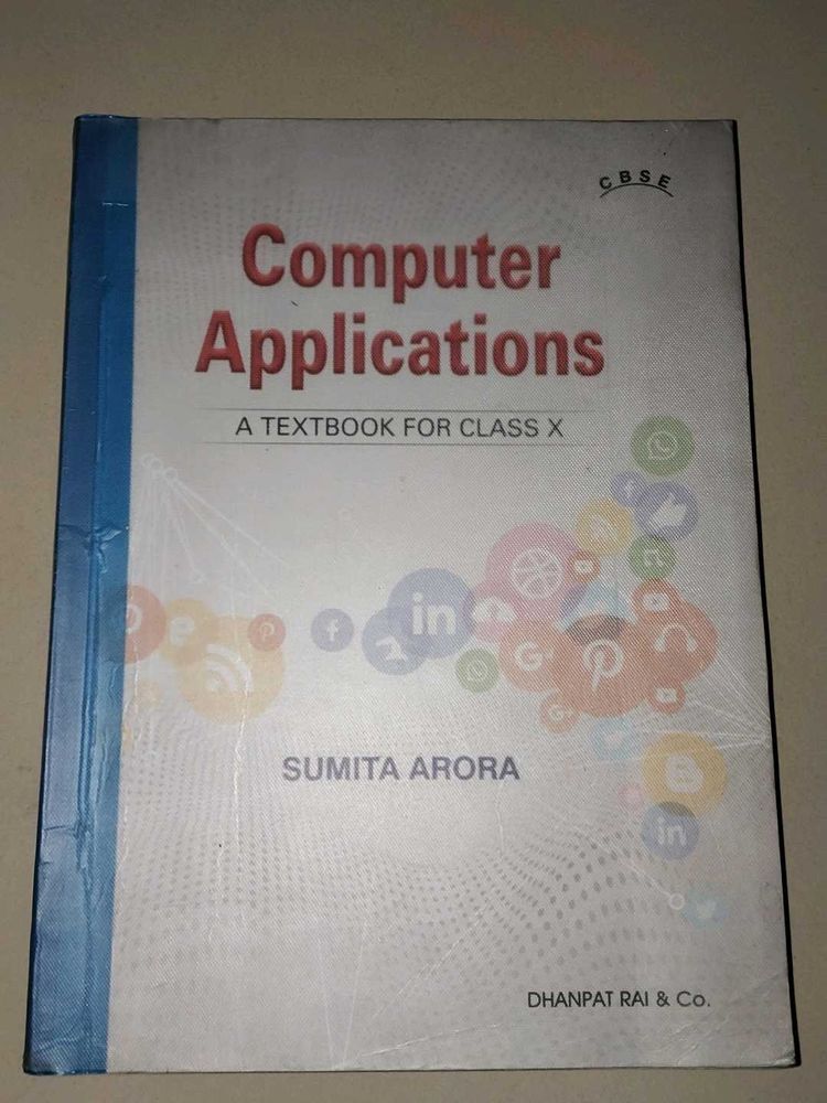 Class 10 CBSE Computer Applications (Sumita Arora)