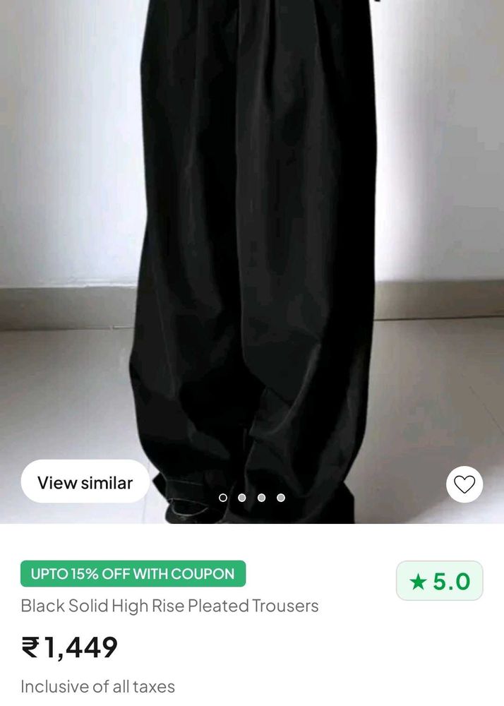 Newme High Rise Pleated Trousers 🎀💗✨️🔥