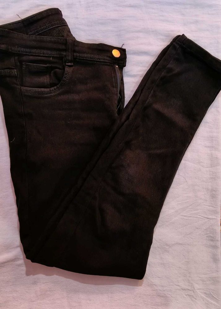 Classic Black Denim Jeans