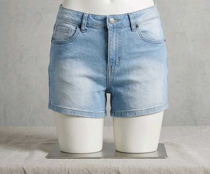 Light Wash Denim Shorts