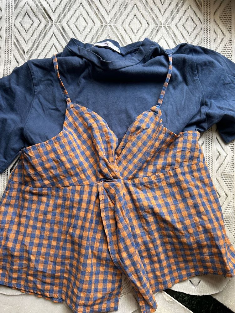 Checkered Cami Top
