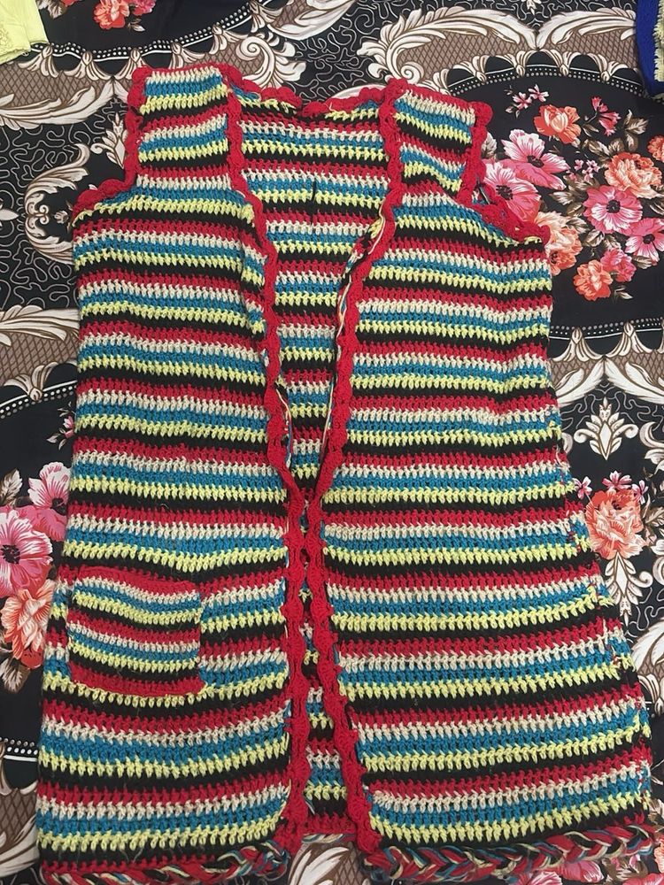 Handmade Crochet  Vest