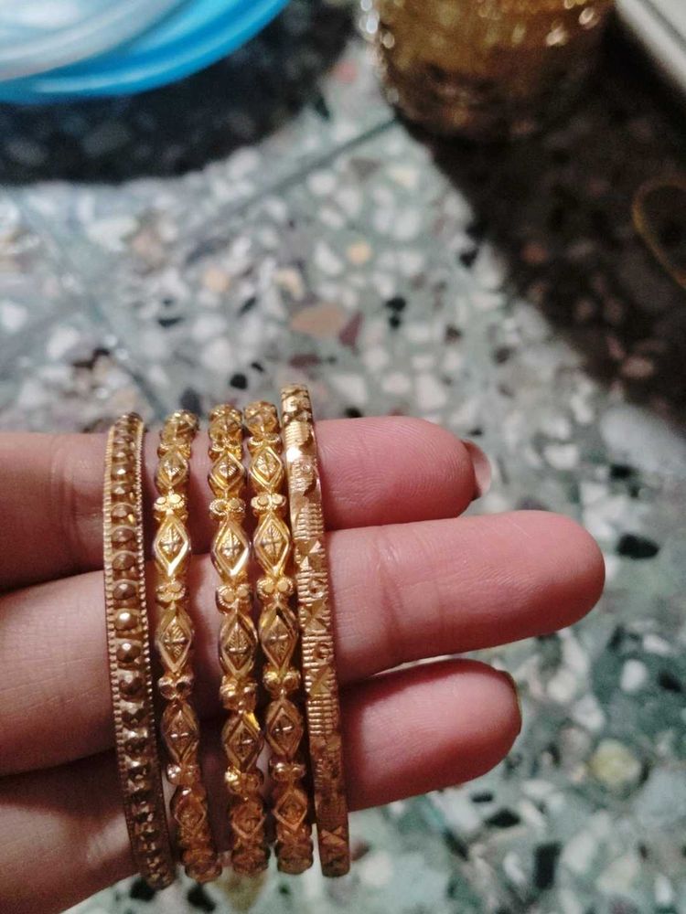 Gold-toned Bracelet Set