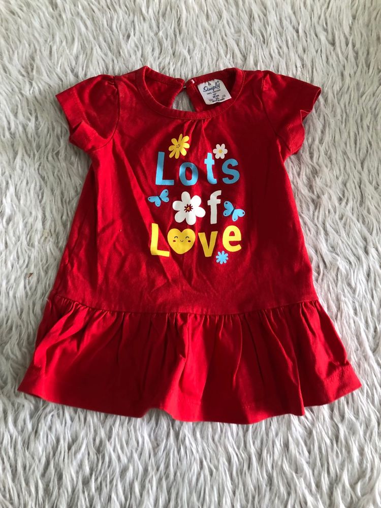Red Printed Dress (Girl’s)