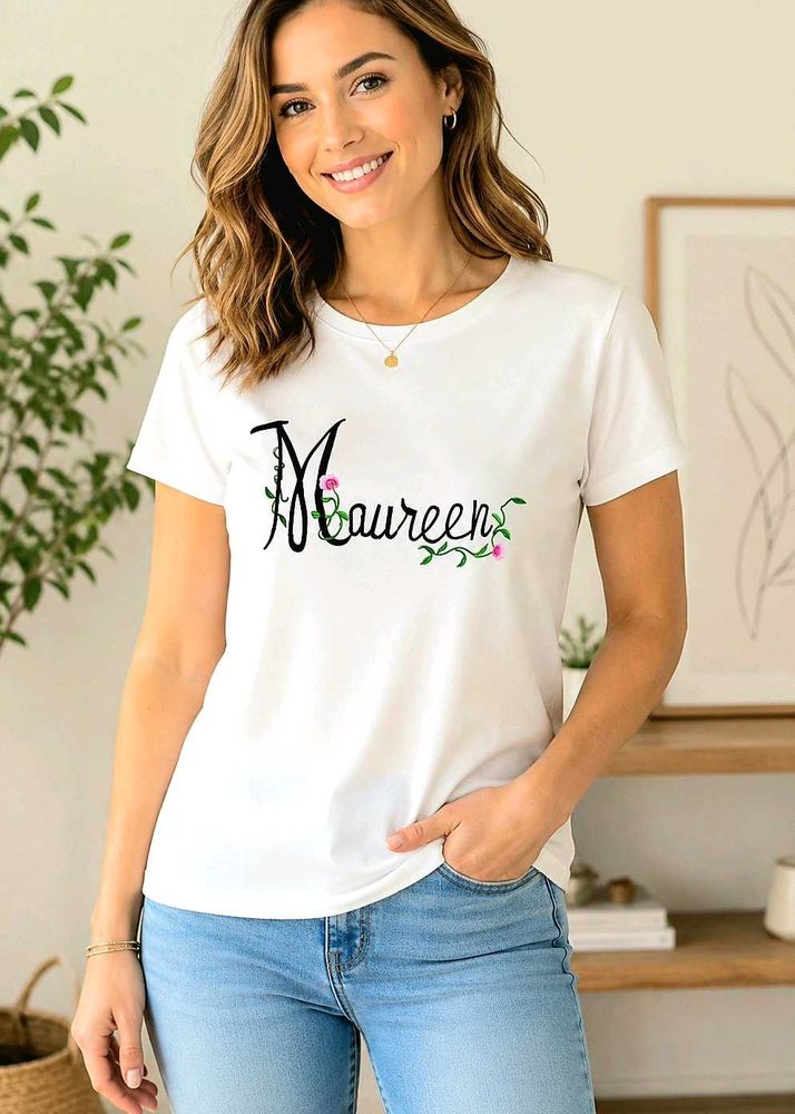 Maureen Floral Graphic Tee Size-36