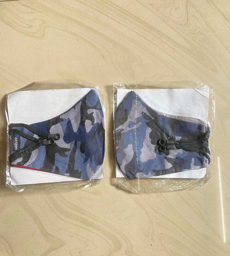 Camo Face Masks (Pack of 2)