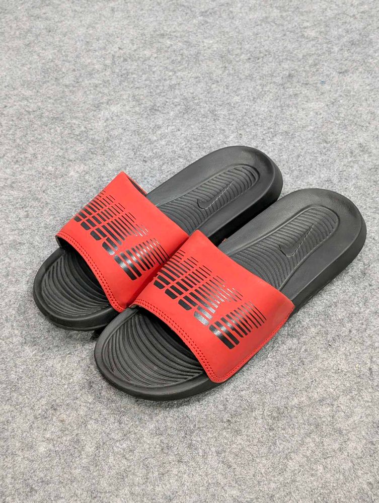 Nike Victori One Red Slide Flipflop