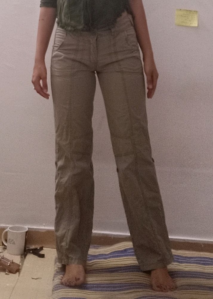Khaki Grey Cargo Pant