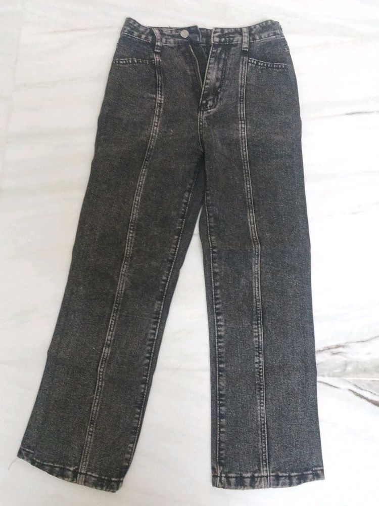 Acid Wash Denim Jeans