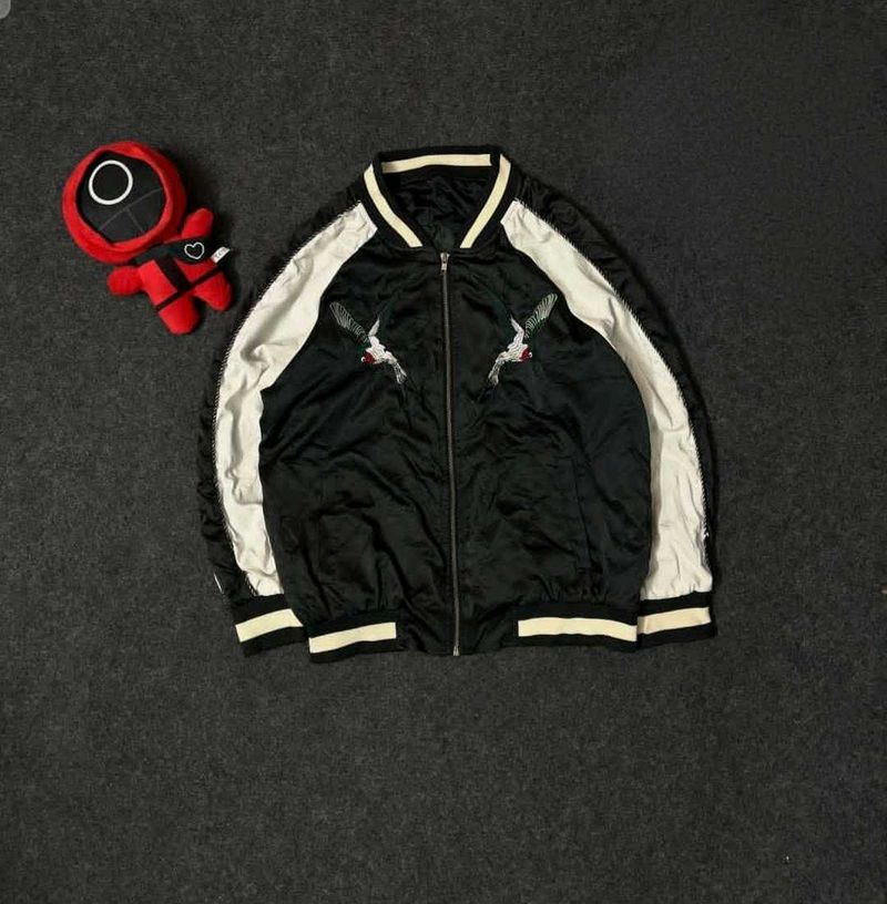 Embroidered Bomber Jacket