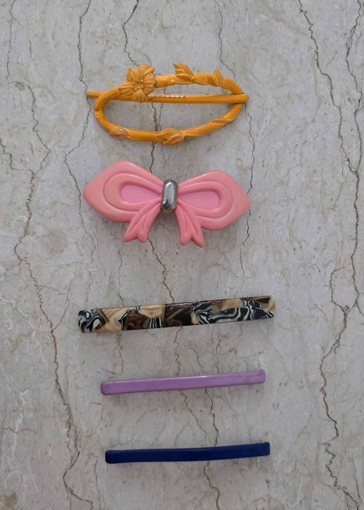 Cute Hair Clips Set
