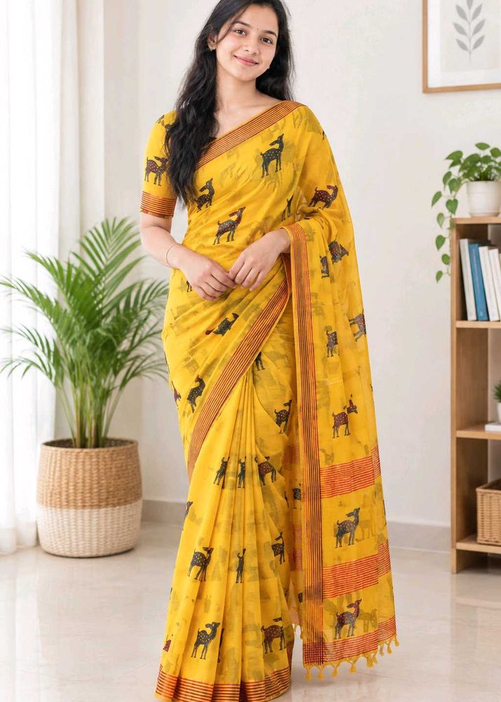 paper like light weight bamboo saree