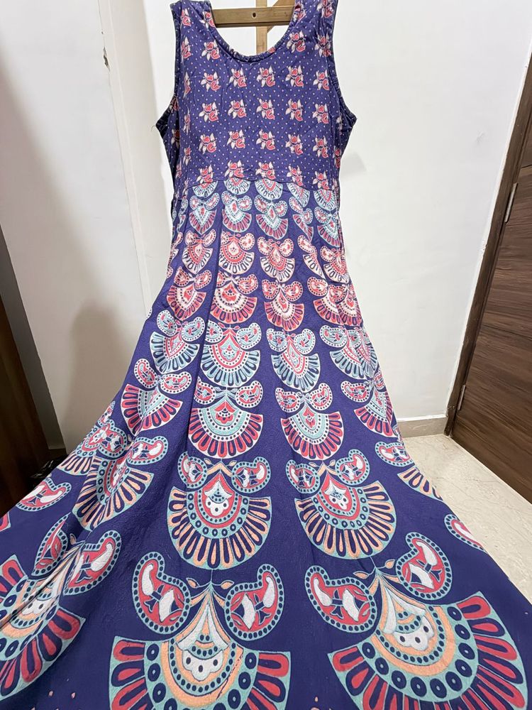 Bohemian Print Maxi Dress