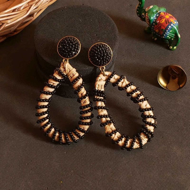 Boho Beaded Teardrop Earrings