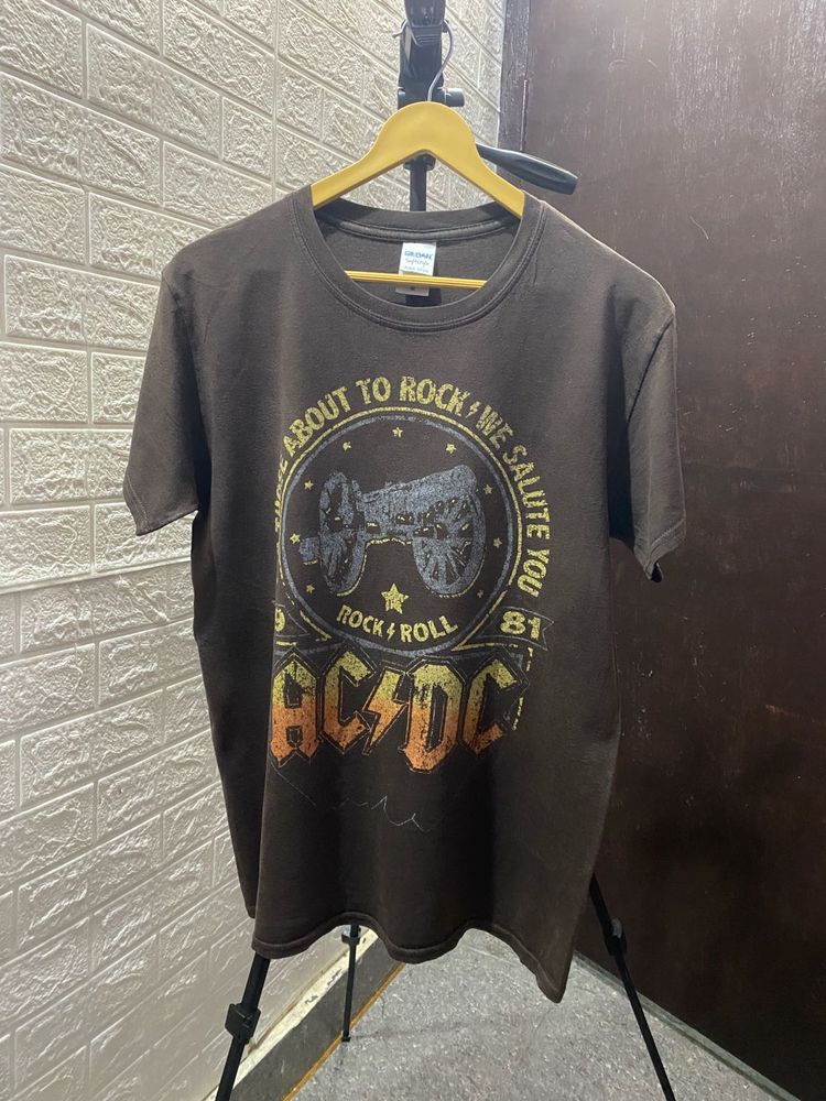 💯 % og gildan vintage AC/DC Rock Band T-Shirt