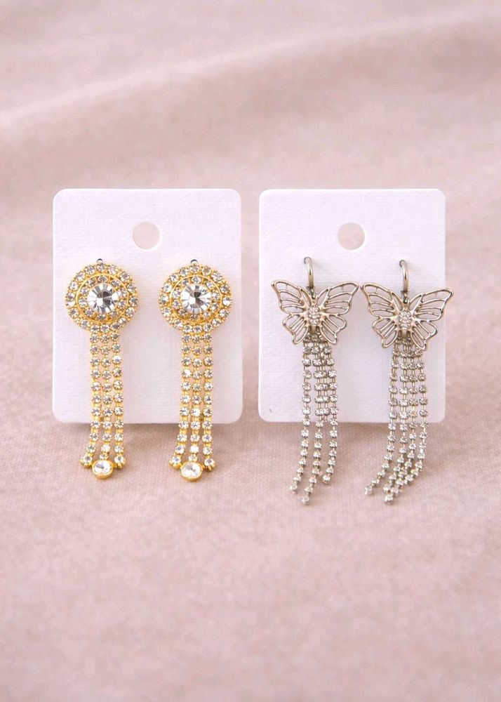 New combo of 4 earrings with free boxes