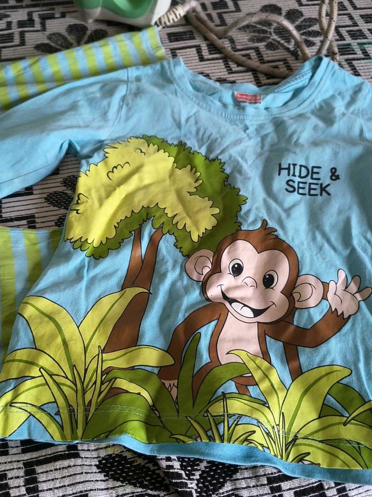 Fisher-Price Monkey Pajama Set
