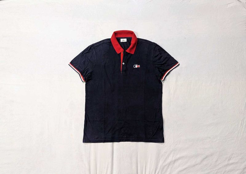 Lacoste Navy Blue Polo Shirt