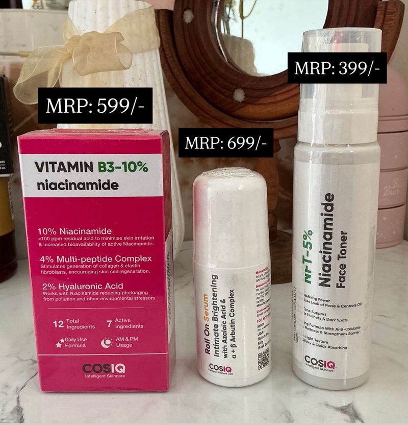 COSIQ Skincare Trio combo