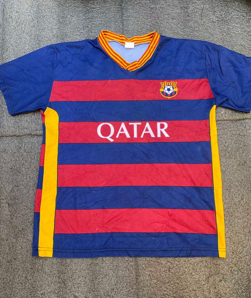 FC Barcelona Qatar Football Jersey