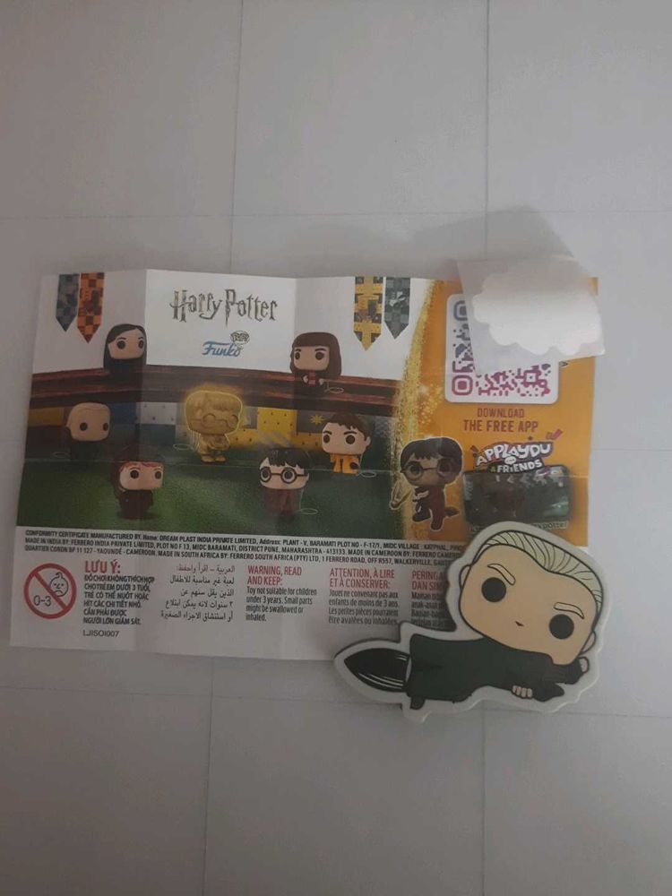 Kinder Joy India Harry Potter Quidditch Draco Toy