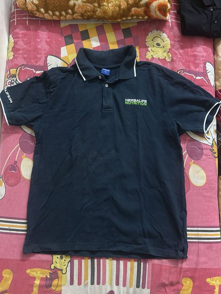 BLUE POLO T-SHIRT