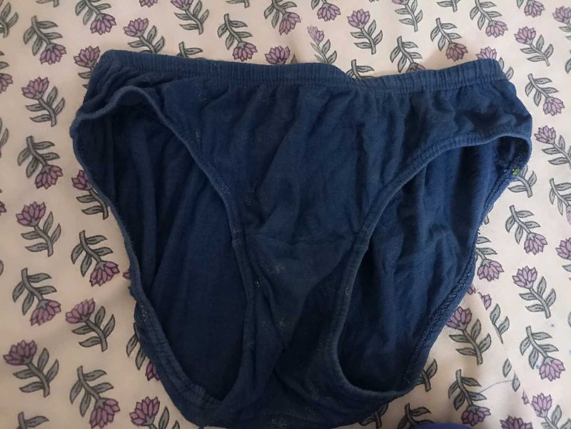 Comfortable Blue Cotton Briefs