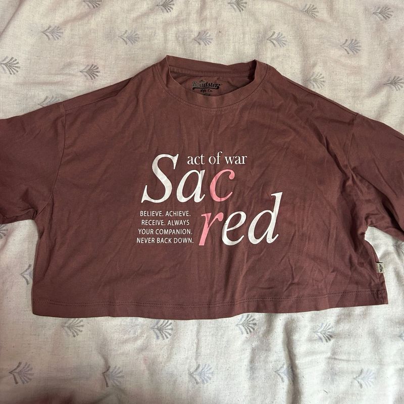 Cropped Graphic T-Shirt