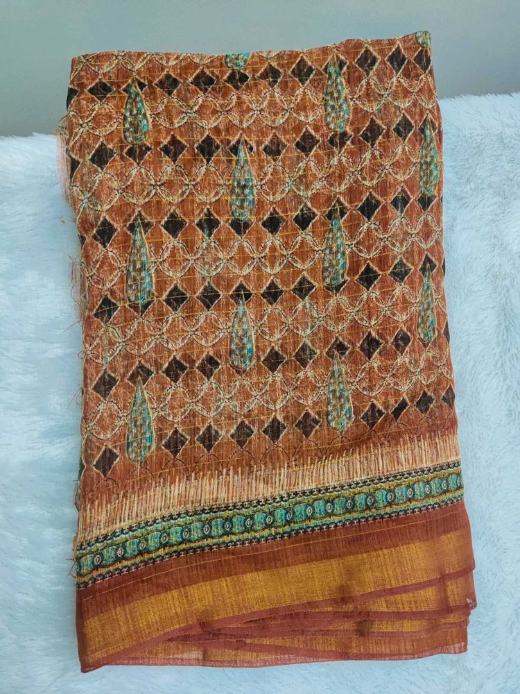 SYNTHETIC GEORGETTE SAREE