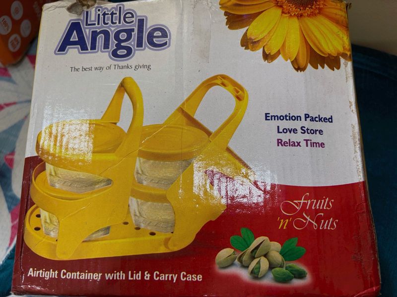Little Angle Glass Airtight Container Set - New
