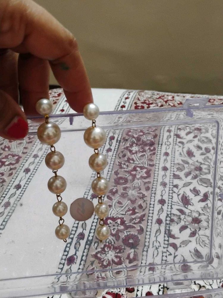Elegant Pearl Drop Earrings