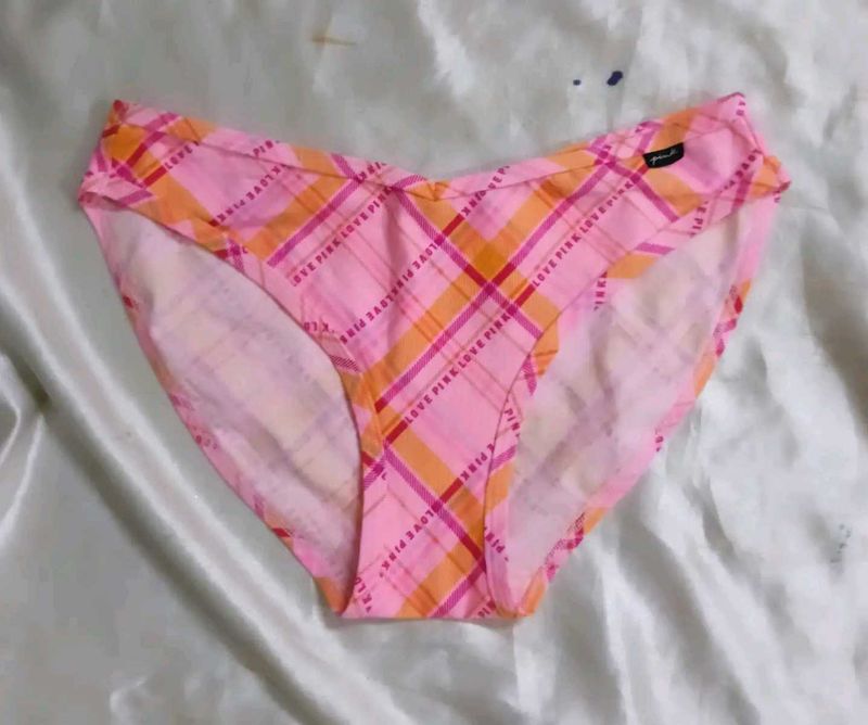 Pink Plaid panty