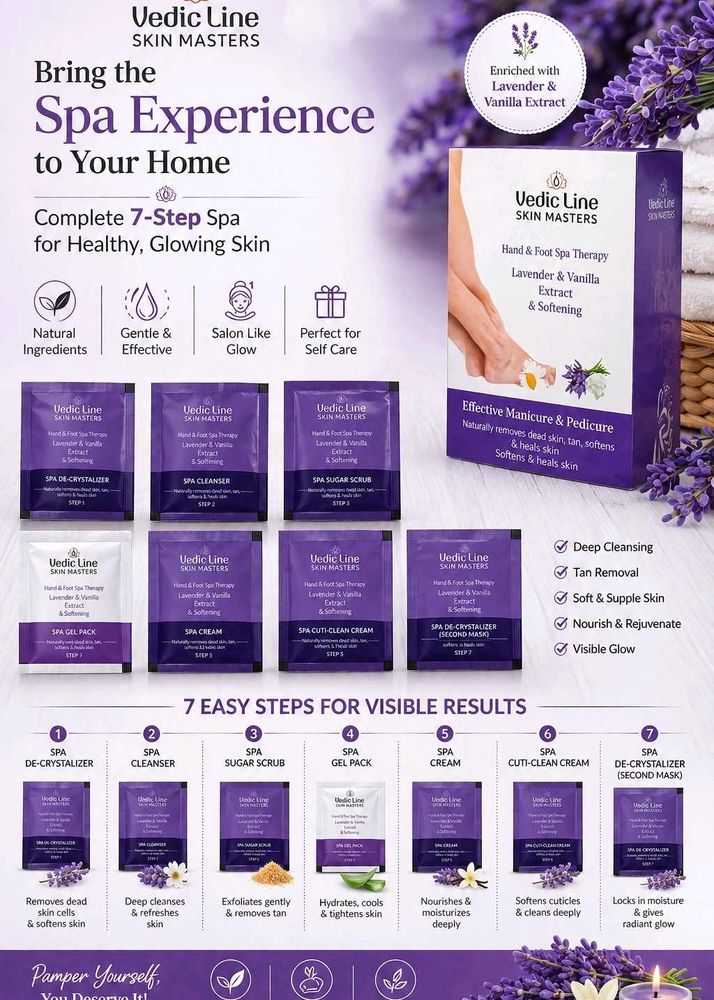 Vedic Line Hand &amp; Foot Spa Therapy Kit