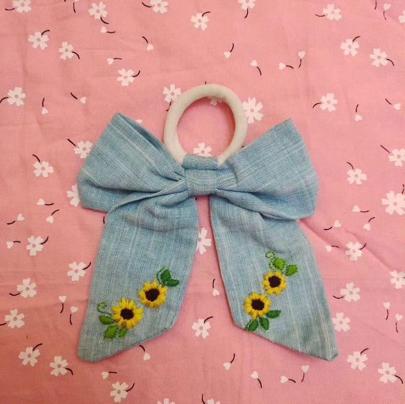 Sunflower Hair Tie