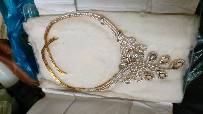 American AD Dimond Jewellery Design Necklace