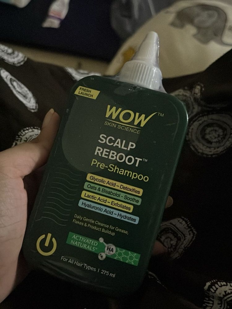 WOW Skin Science Scalp Reboot Pre-Shampoo