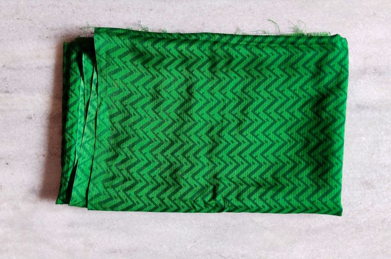 ❗CHECK DESCRIPTION ❗ Green Silk Blouse Piece