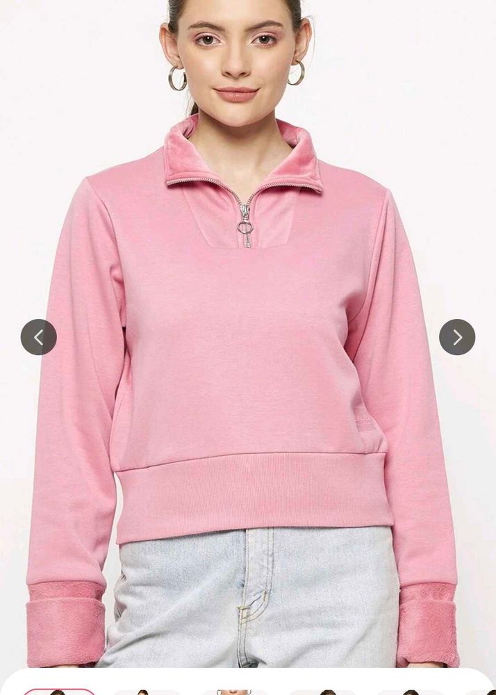 MADAME pink Pullover Sweater