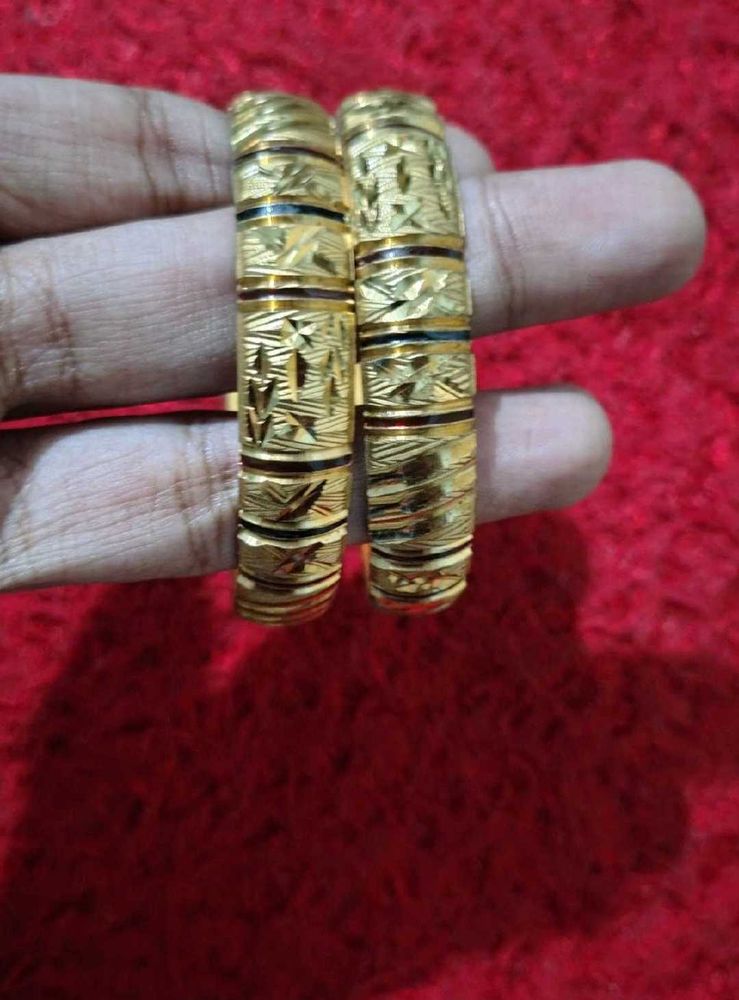 Elegant Gold Bangles