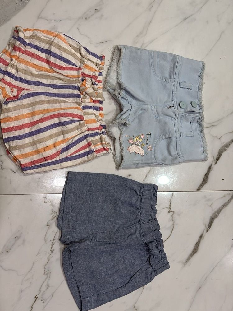 Girls' Shorts Bundle - Cute &amp; Comfy