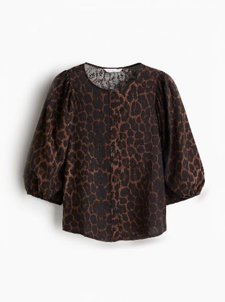 cheetah print top