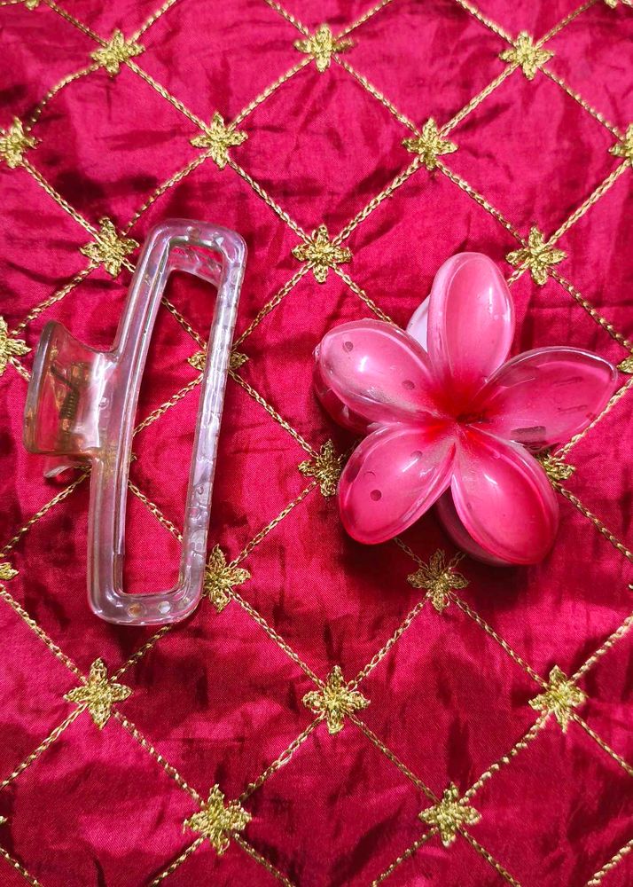 Cute Flower Hair Claw Clip